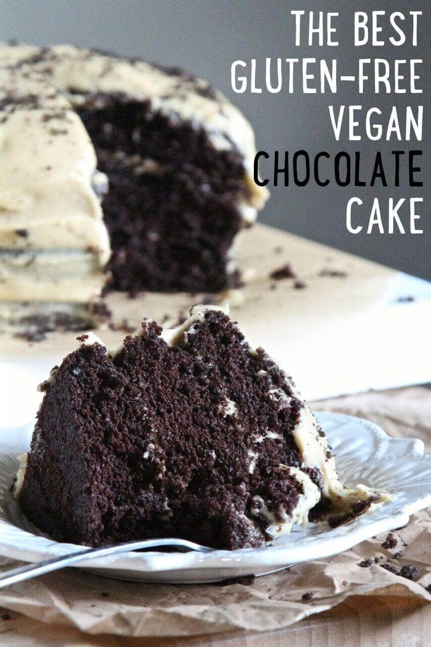 Gluten-Free Chocolate Cake With “Cheesecake” Frosting and Cookie Crumble