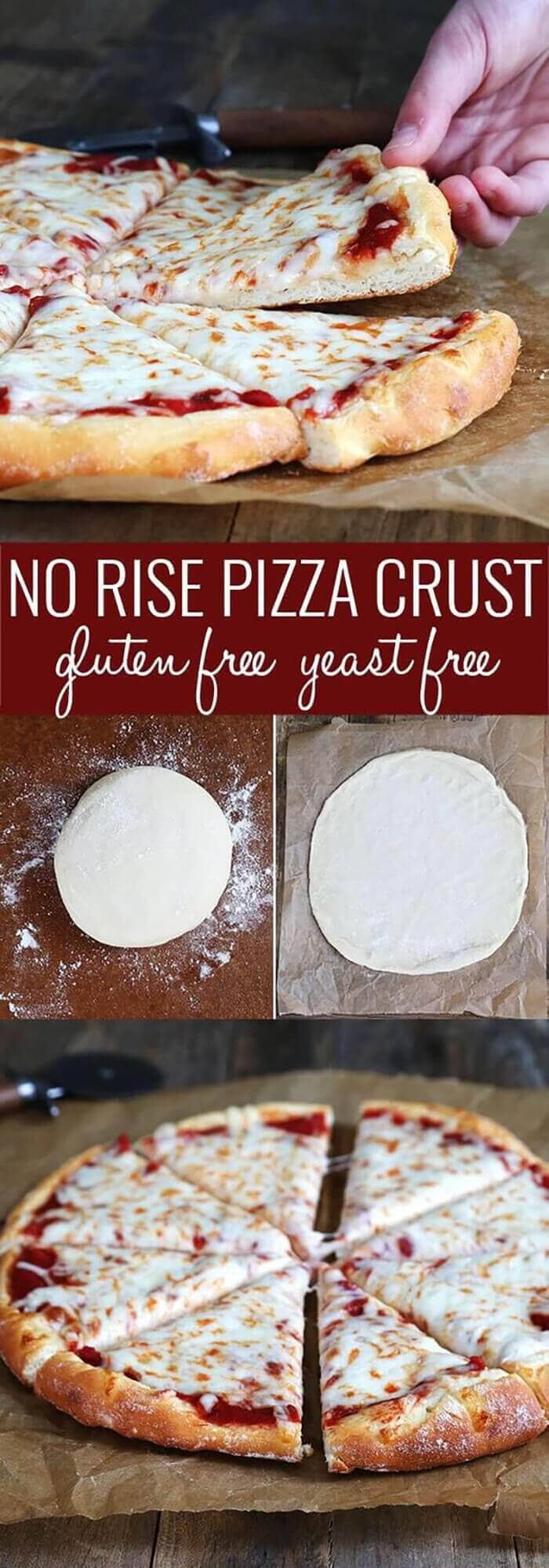 Yeast Free Gluten Free Pizza – Two Ways