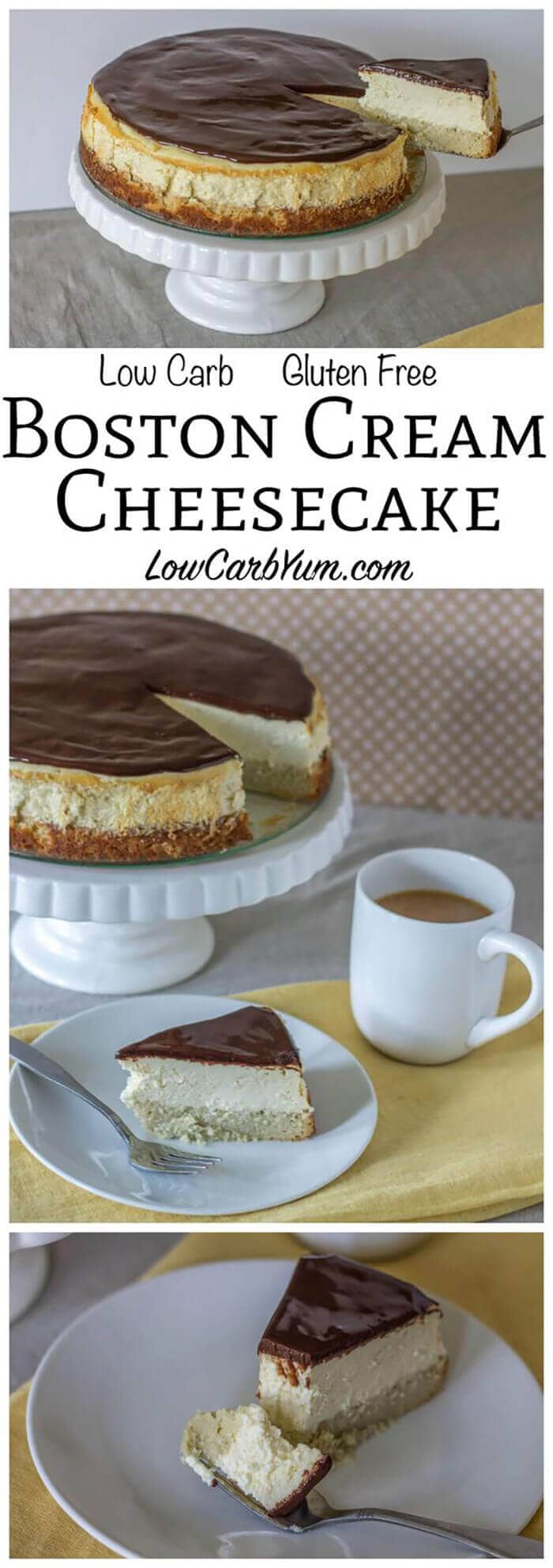 Boston Cream Cheesecake