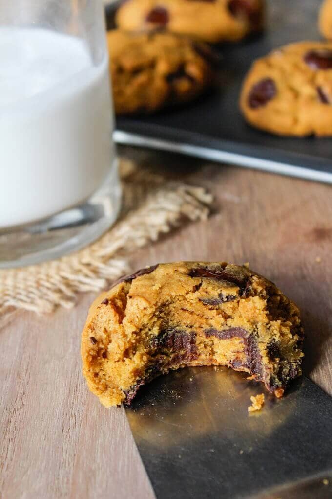 Vegan Chocolate Chip Pumpkin Cookies
