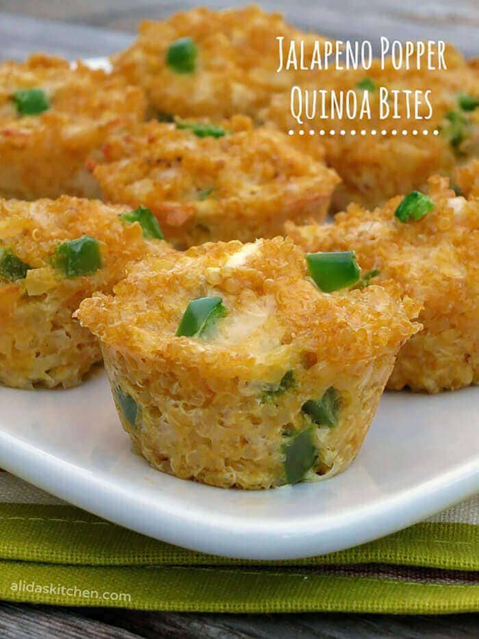 Jalapeno Popper Quinoa Bites