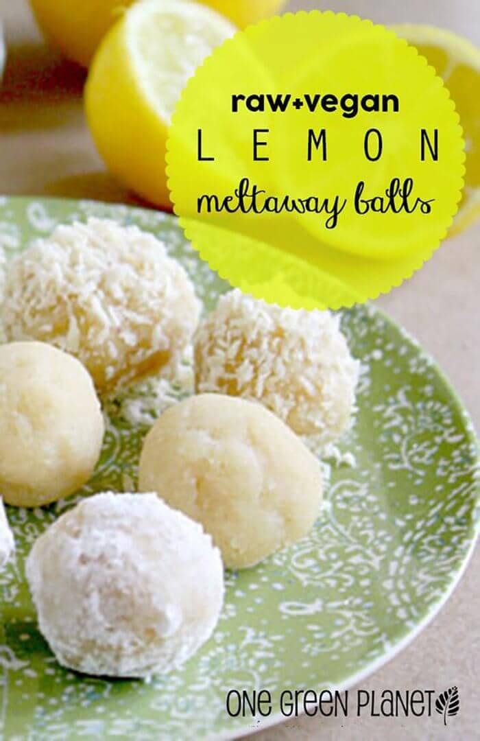 Raw Lemon Meltaway Balls