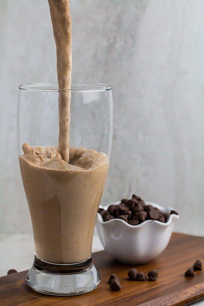 Chocolate Chip Mocha Breakfast Smoothie