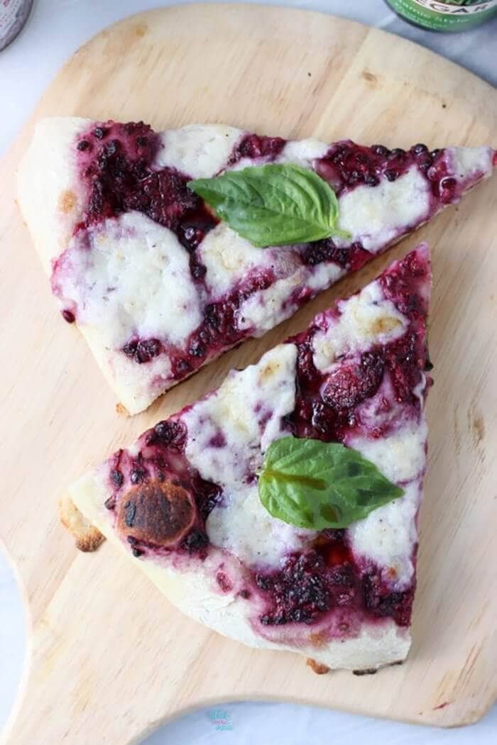 Blackberry Basil Pizza