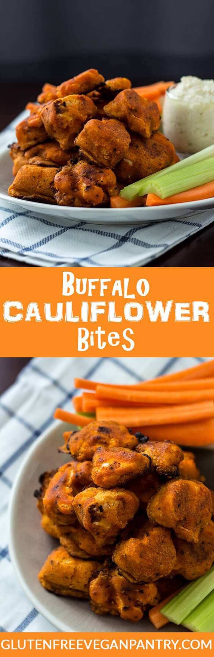 Buffalo Cauliflower Bites