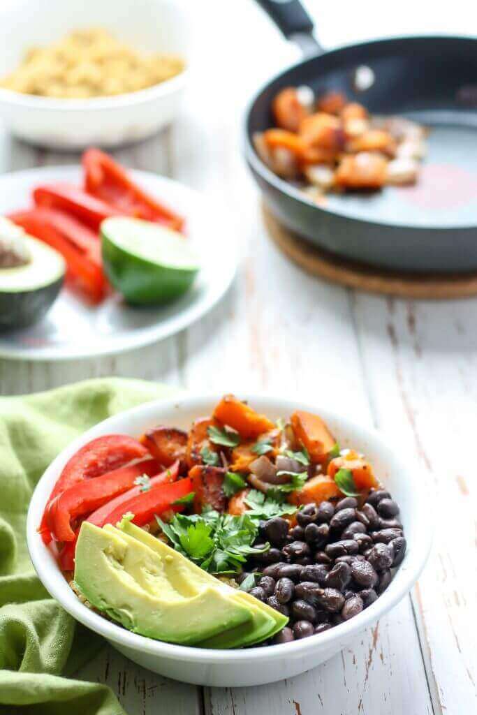 Southwest Quinoa Power Bowl With Honey Lime Dressing