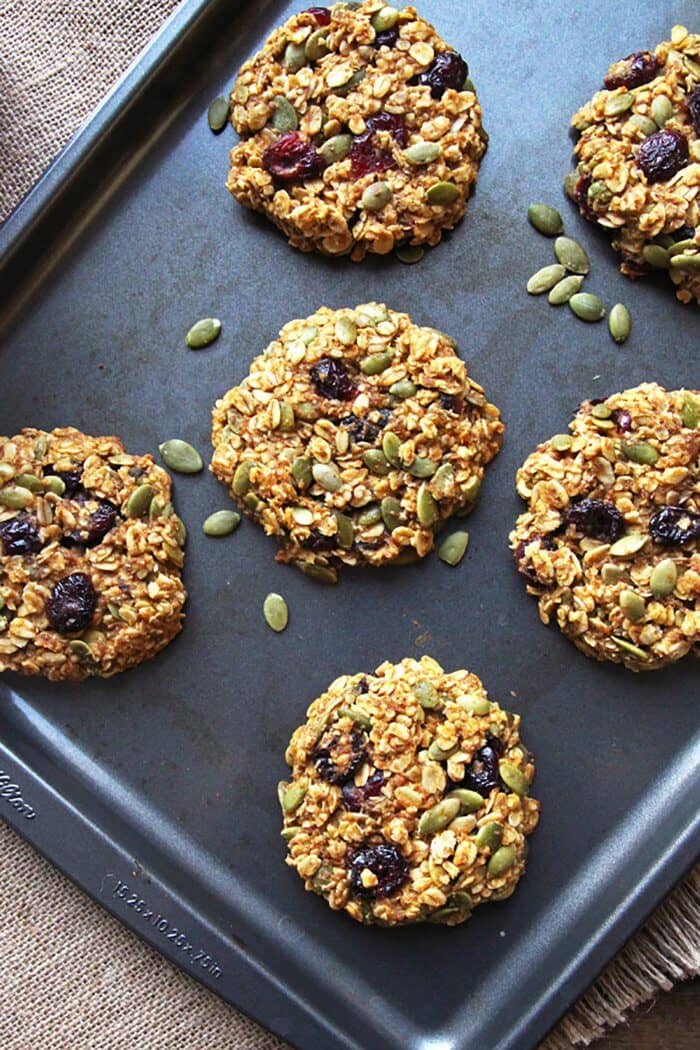 Pumpkin Breakfast Cookies