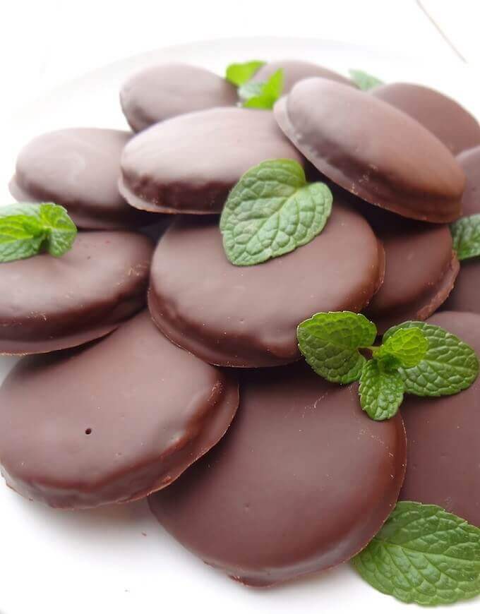 Gluten-Free Thin Mint Cookies