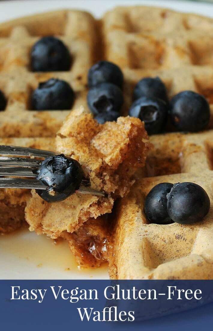 Easy Vegan Gluten-Free Waffles