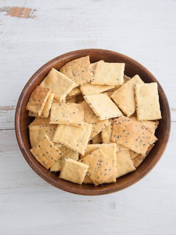 Gluten-Free Chickpea Crackers