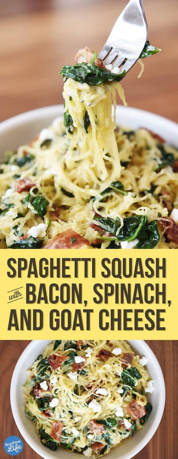 Spaghetti Squash and Bacon Dish