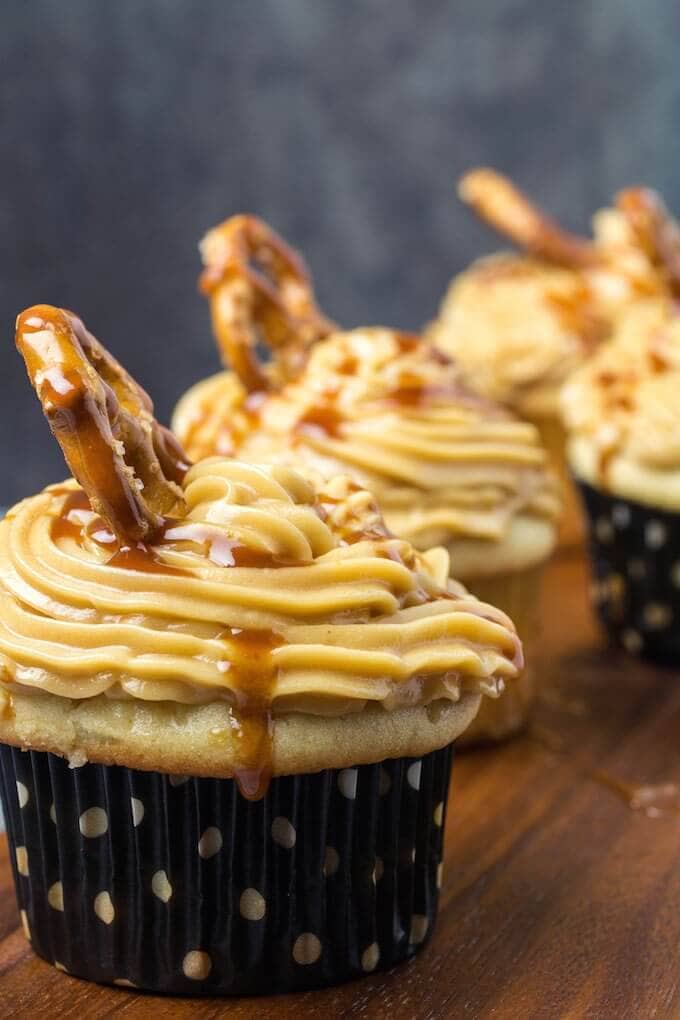 Gluten-Free Salted Caramel Cupcakes