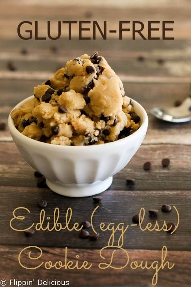 Gluten-Free Edible Cookie Dough (Egg-Less)