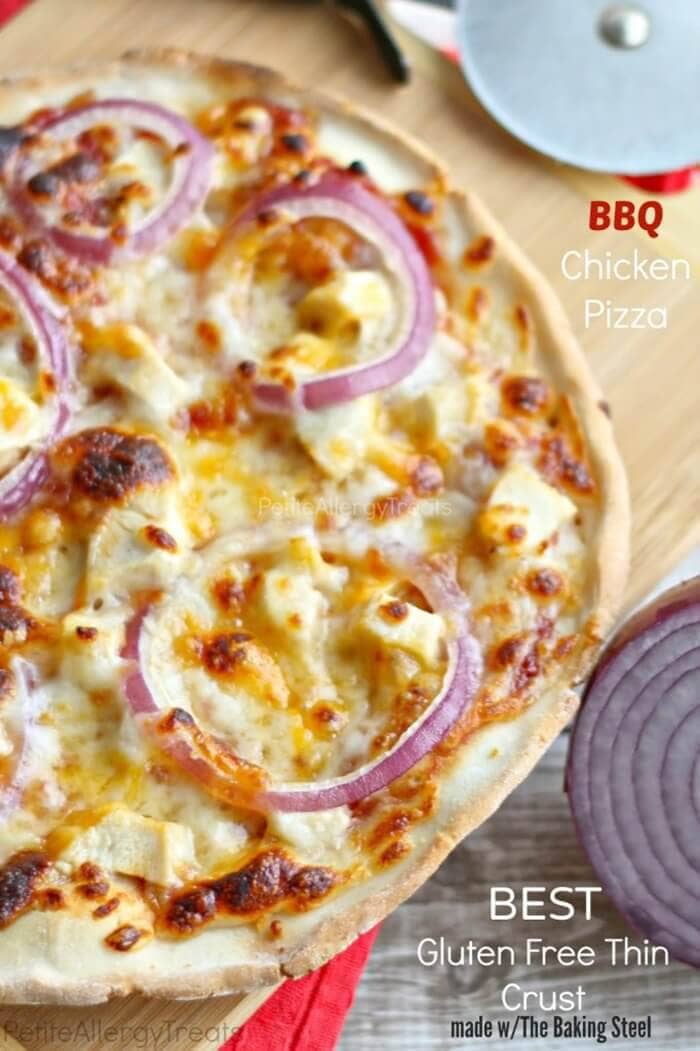 Thin Crust Barbecue Chicken Pizza