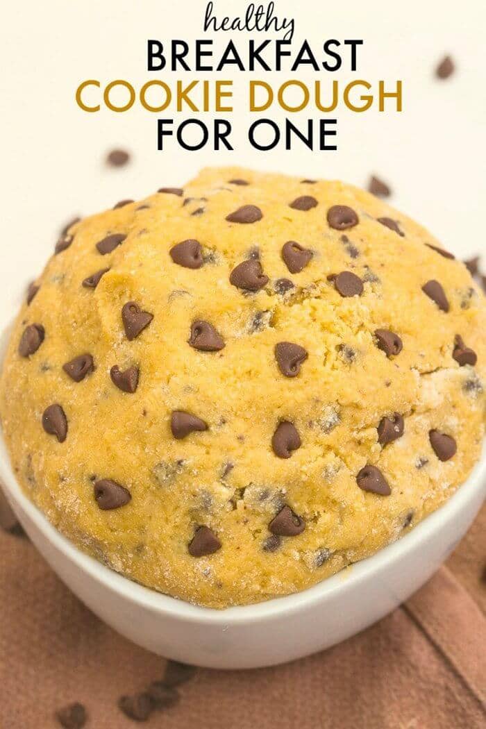 Healthy Edible Breakfast Cookie Dough