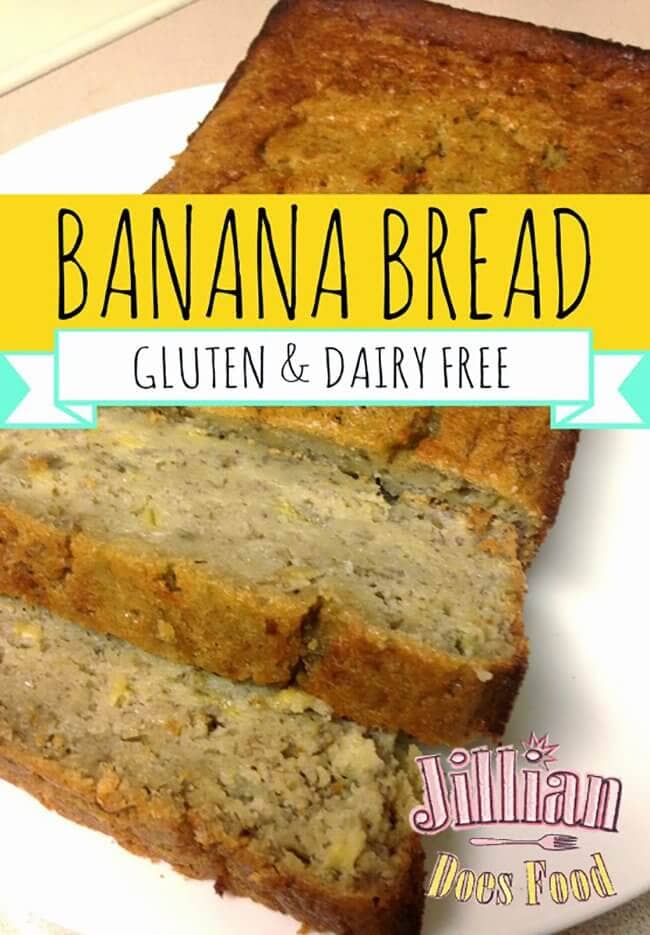 Moist Gluten and Dairy Free Banana Bread