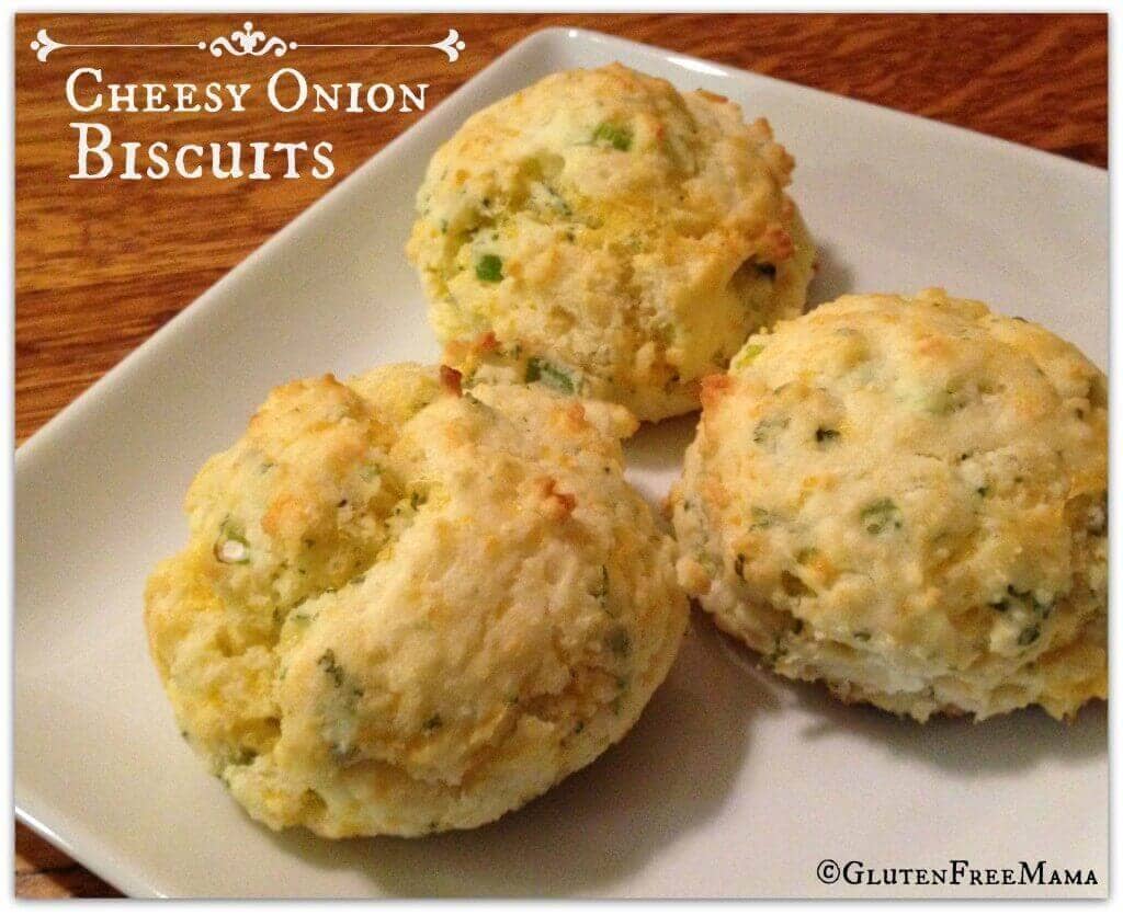 Gluten-Free Cheesy Onion Biscuits