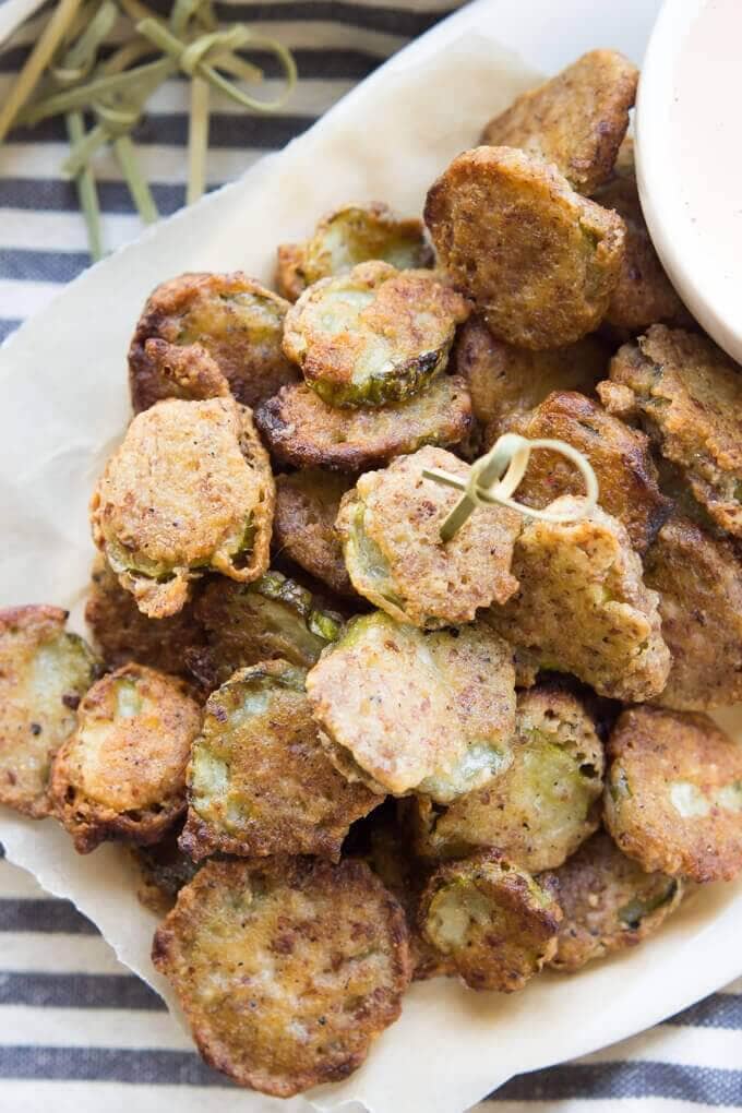 Paleo Fried Pickles