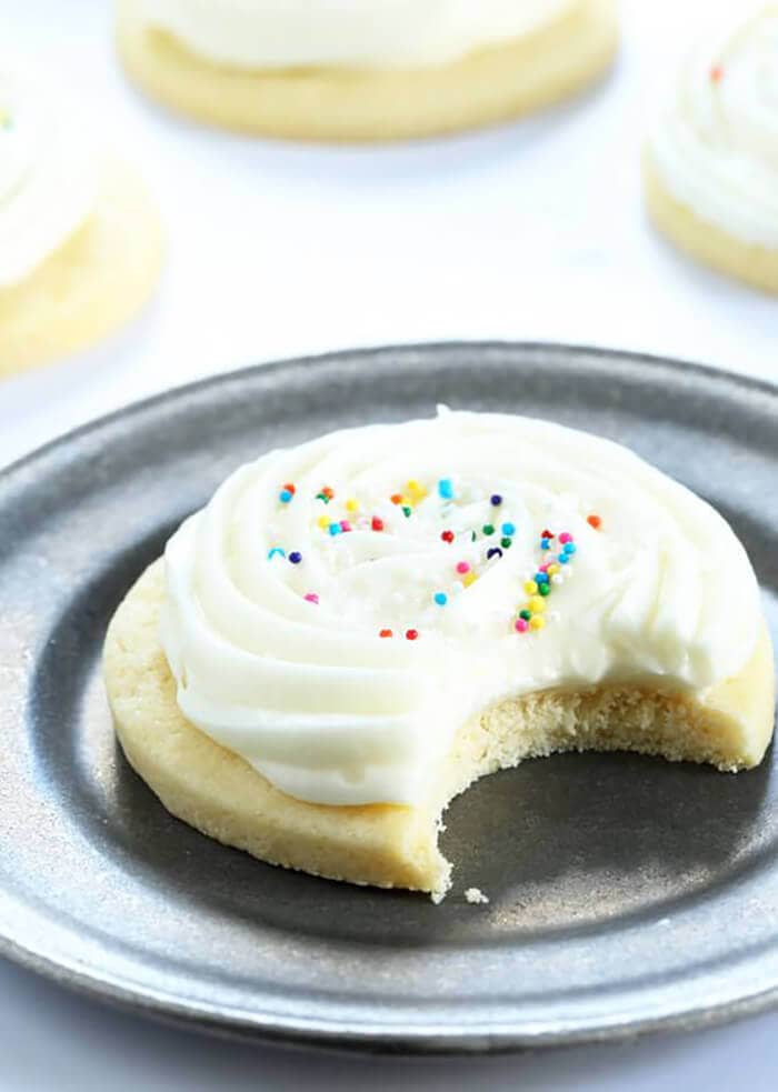 Soft Gluten Free Cream Cheese Cutout Sugar Cookies