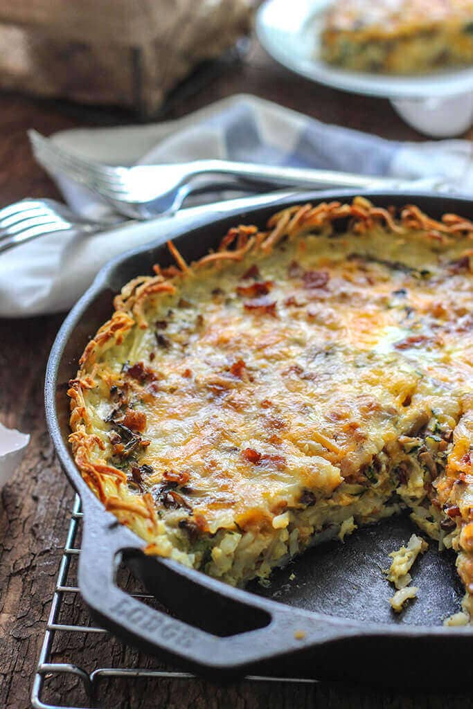 Hash Brown Breakfast Quiche