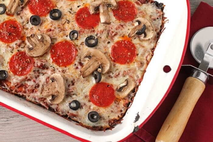 Low-Carb Pizza Bake