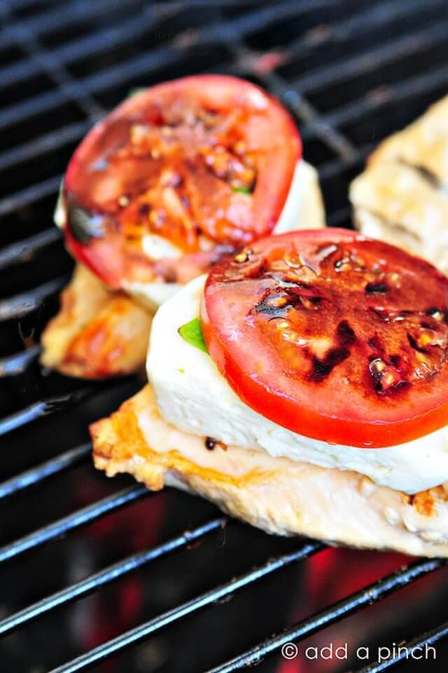 Caprese Grilled Chicken with Balsamic Reduction Recipe