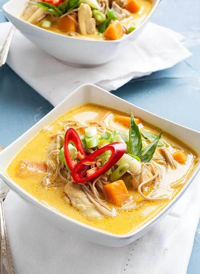 Gluten Free Curry Noodle Soup Recipe