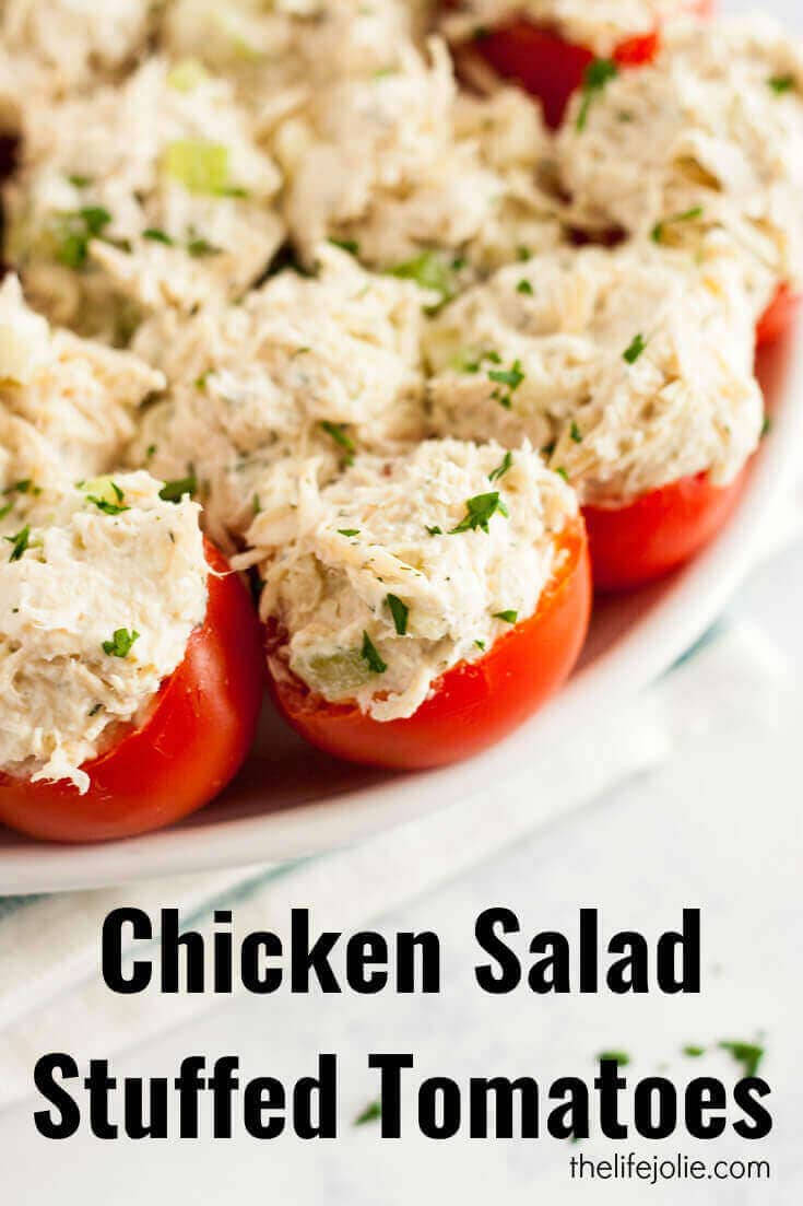 Chicken Salad Stuffed Tomatoes