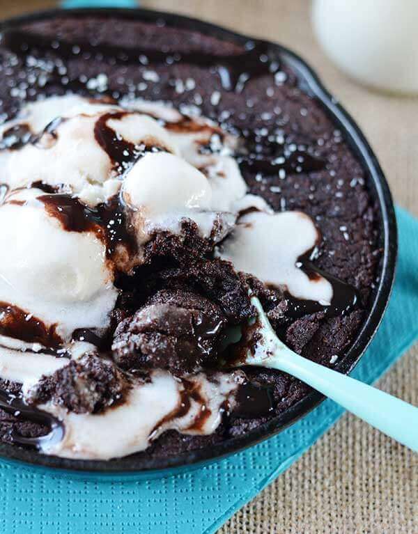 Chocolate Skillet Brownies