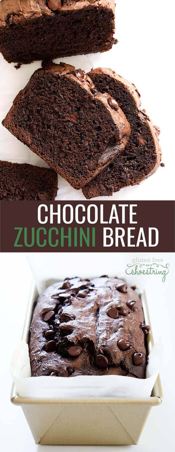 Double Chocolate Gluten-Free Zucchini Bread