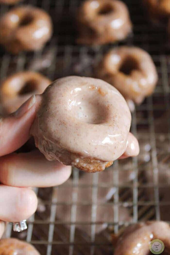 Baked Pumpkin Mini Donuts