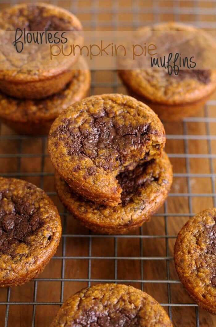 Flourless Pumpkin Pie Muffins