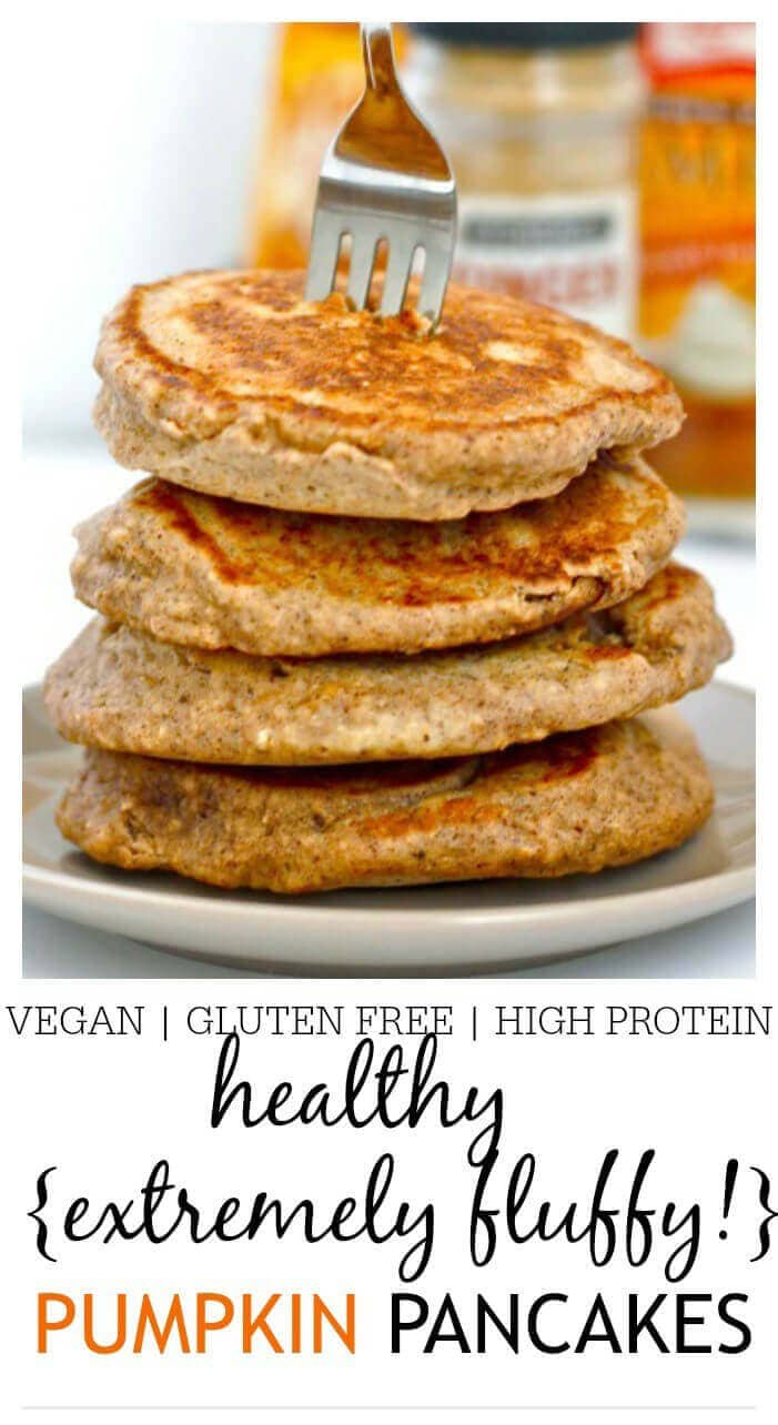 Pumpkin Gingerbread Protein Pancakes