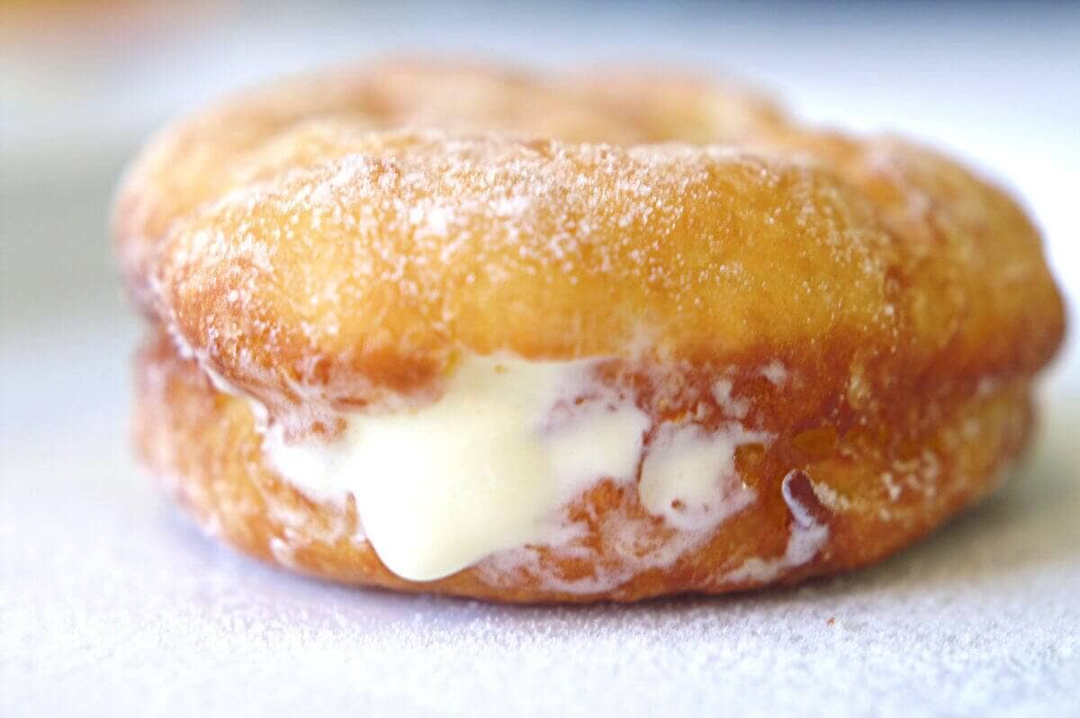 Yummy Gluten-free Vanilla Cream Doughnuts