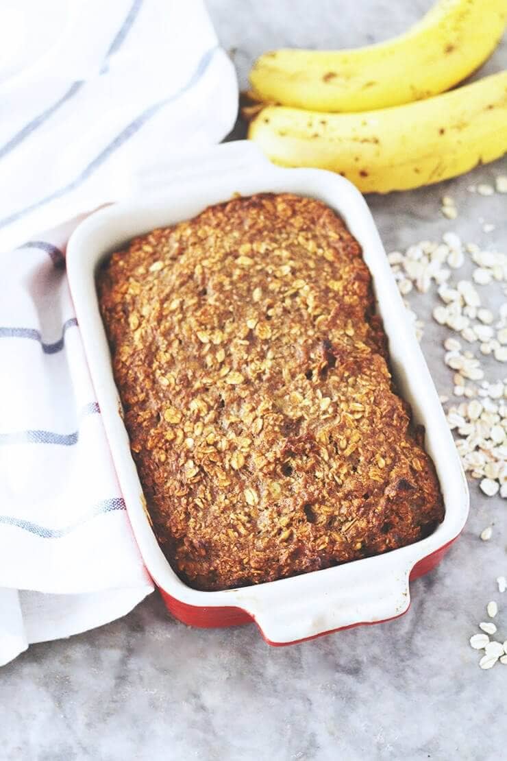 Banana Bread Baked Oatmeal