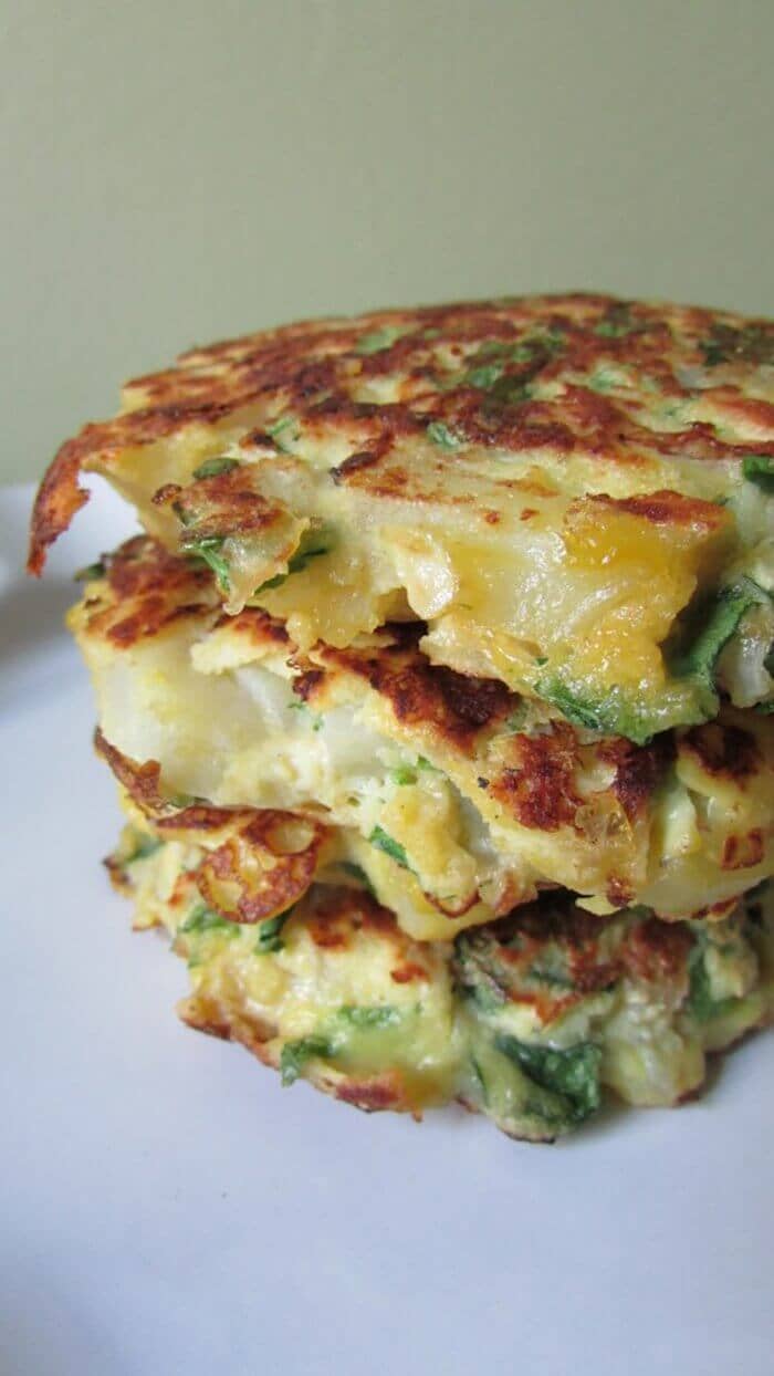 Spinach Potato Pancakes