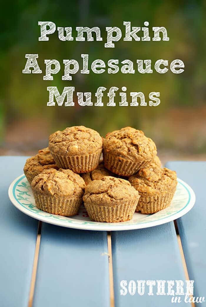 Pumpkin Applesauce Muffins