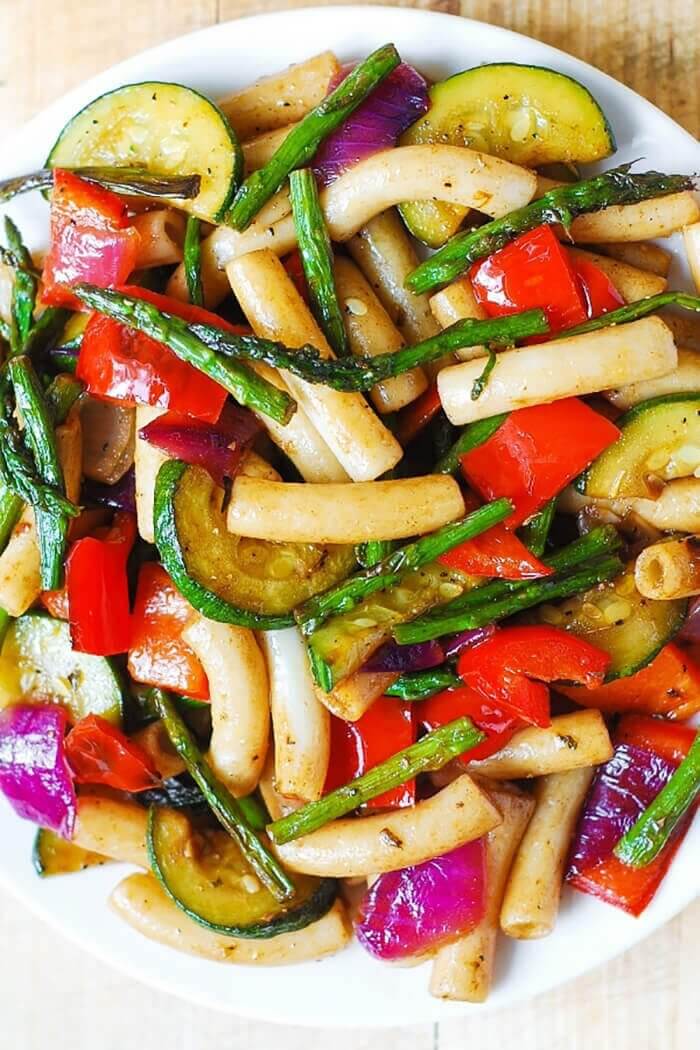 Pasta Salad With Roasted Vegetables