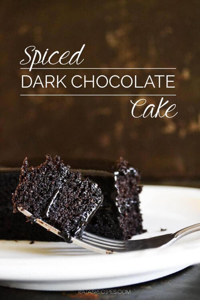 Spiced Dark Chocolate Cake
