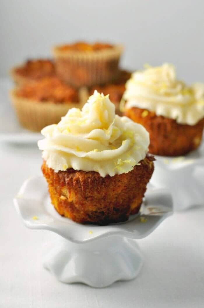 Paleo Carrot Cake Cupcakes