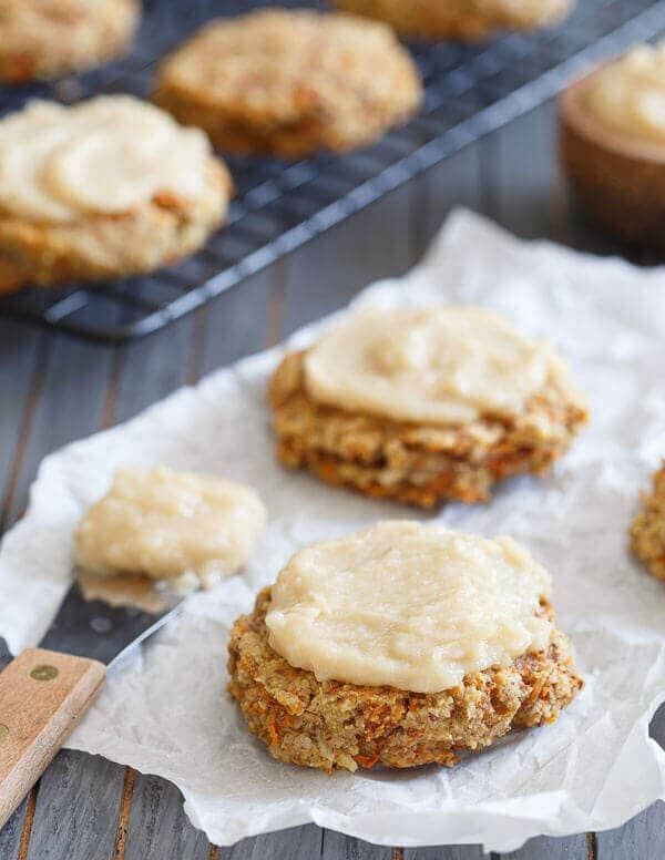 Paleo Carrot Cake Cookies