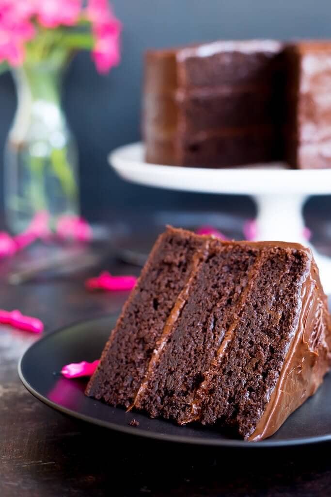 Gluten-Free Three Layer Chocolate Cake
