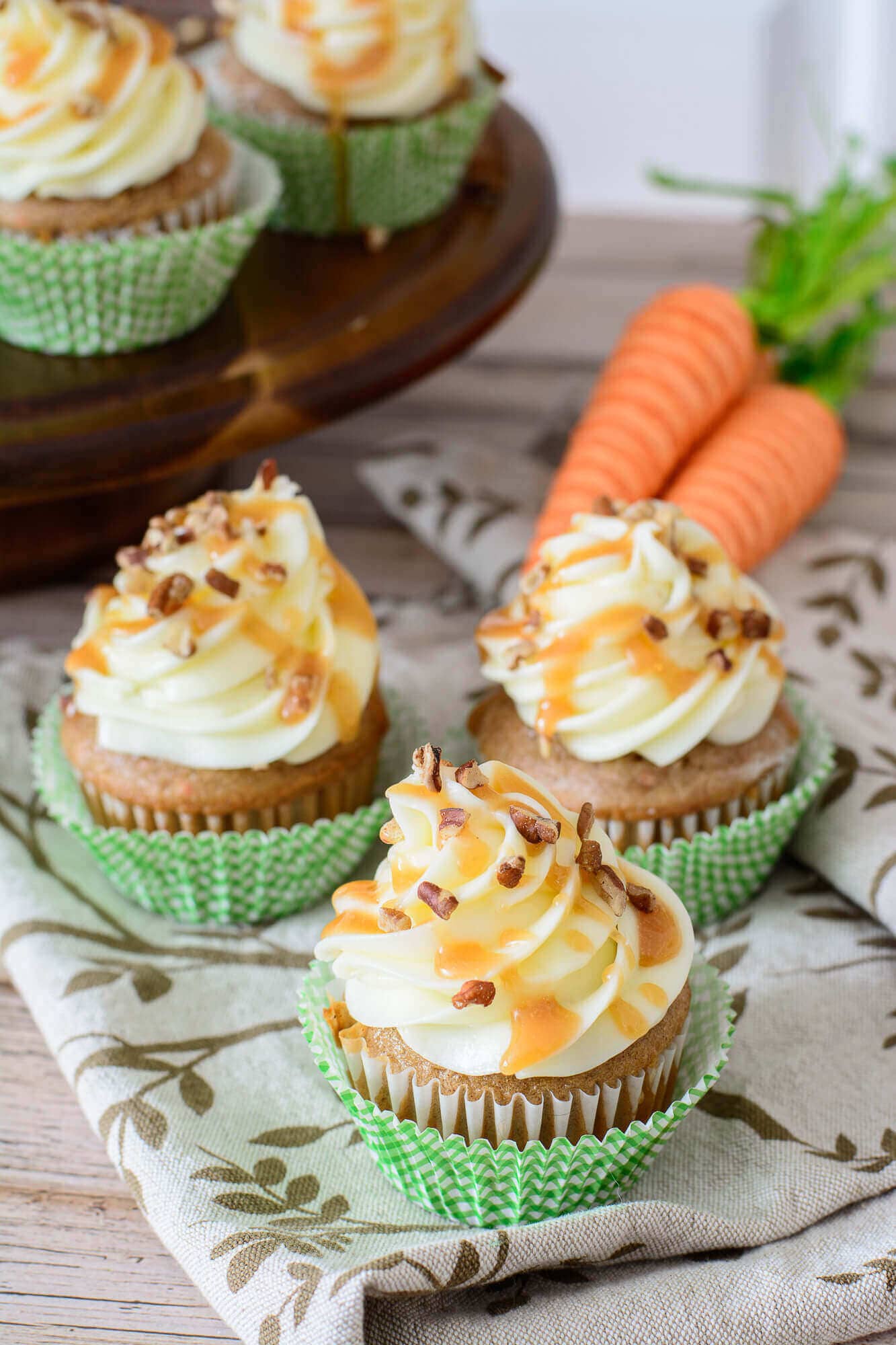Grain-free Carrot Cake Cupcakes