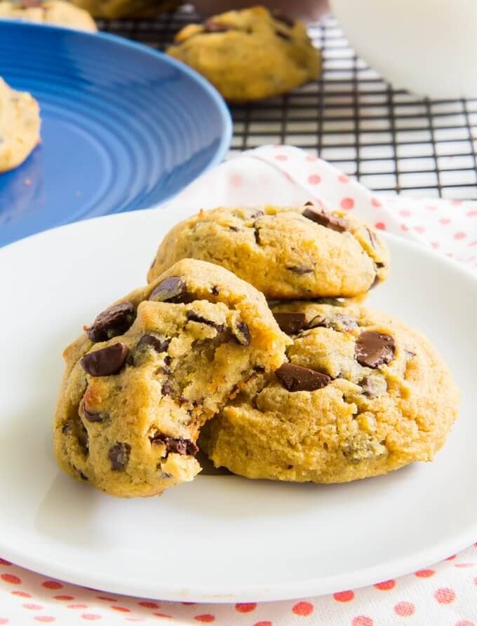 Perfect Coconut Flour Chocolate Chip Cookies