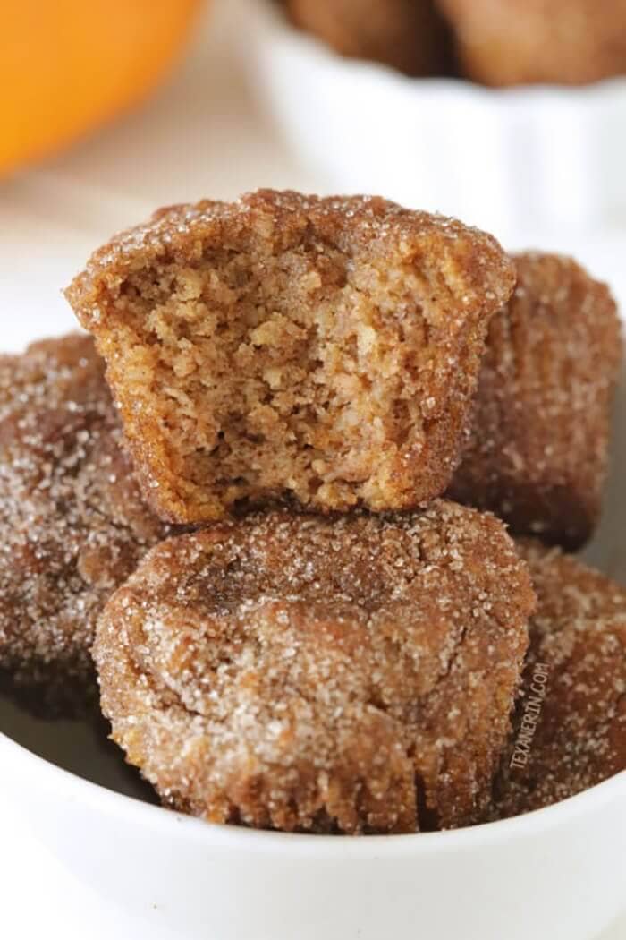 Paleo Cinnamon Sugar Pumpkin Donut