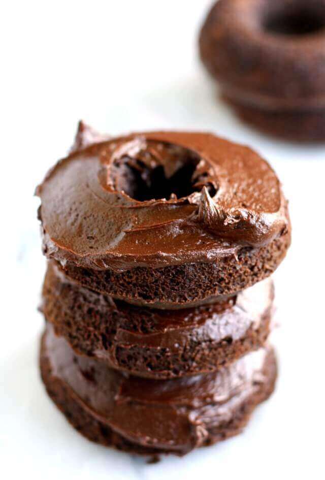 Double Chocolate Vegan and gluten-free Donuts