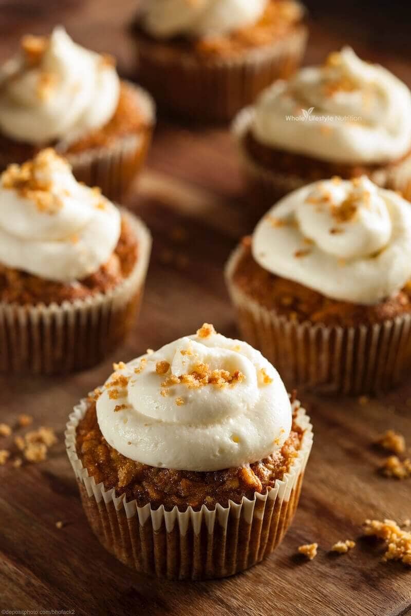 Gluten-Free Carrot Cake Cupcakes