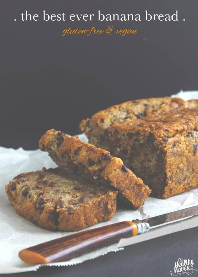 The Best Ever Banana Bread (Gluten-Free & Vegan)