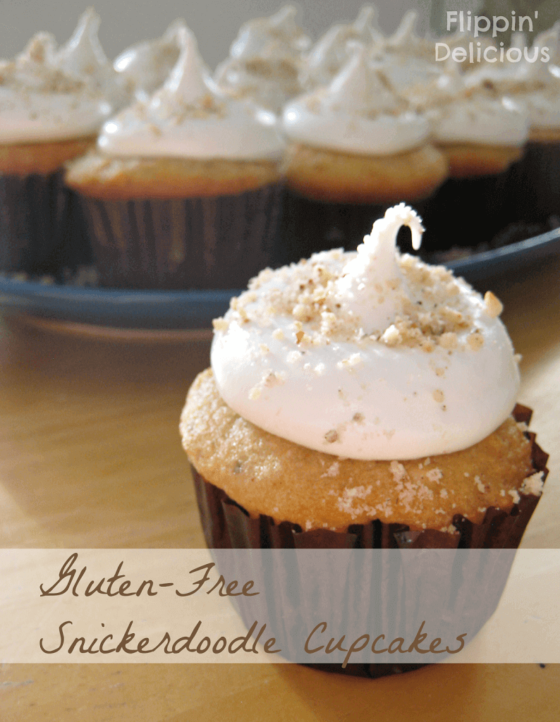 Gluten-Free Hazelnut Snickerdoodle Cupcakes