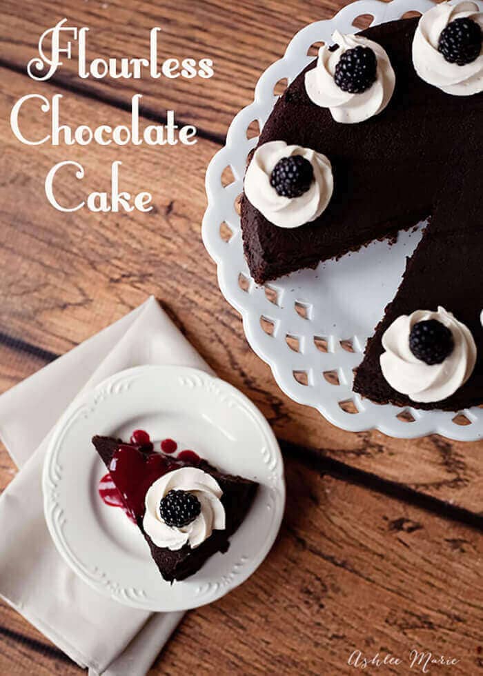 The BEST Flourless Chocolate Cake